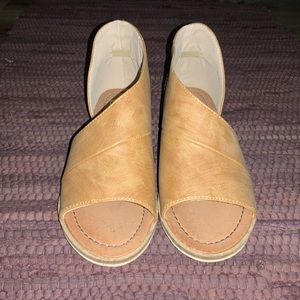CCOCCI Flats with Open Toe